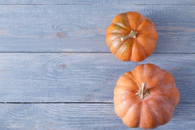 Güz pumpkins arka plan kopya alanı ile