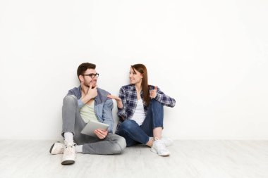 Çift tasarım projesi yeni daire için planlama