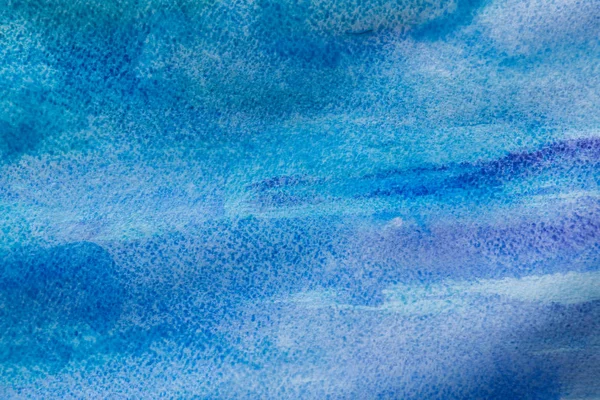 Mar paisagem fundo pintado à mão em aquarela — Fotografia de Stock