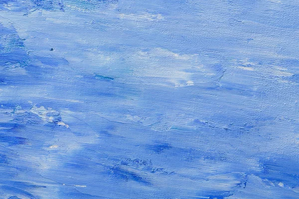 Texture pittura ad olio, astratto sfondo blu — Foto Stock