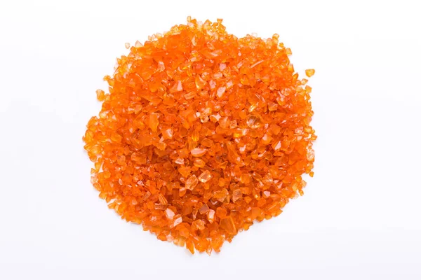 Narancssárga, citromsárga kövek, fehér háttér — Stock Fotó