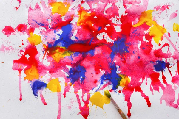 Kolorowe ręcznie malowane tło — Zdjęcie stockowe