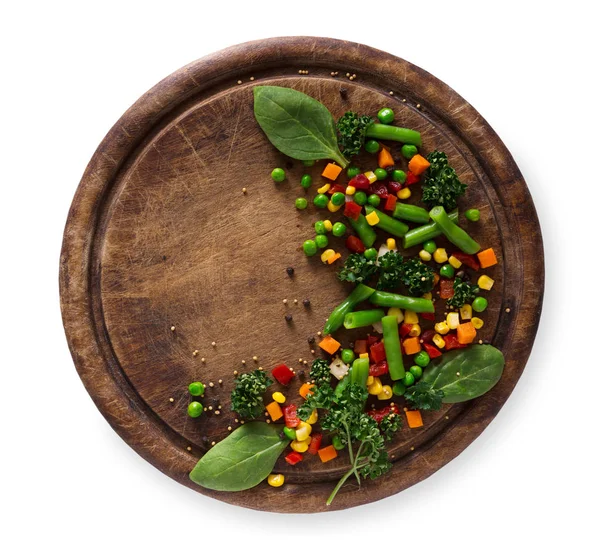 Odżywianie zdrowe jedzenie, gotowane na parze warzyw mix — Zdjęcie stockowe
