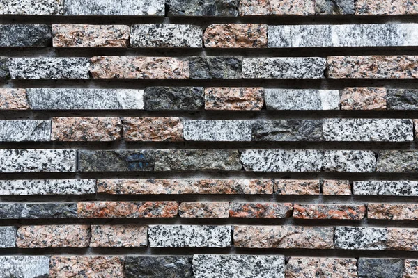 Old gray brick wall background — Stock Photo, Image