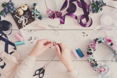 El yapımı ve Kuyumculuk, üstten görünüm Master