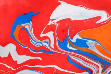 Sıvı Ebru akrilik boya arka plan. Akışkan resim soyut doku