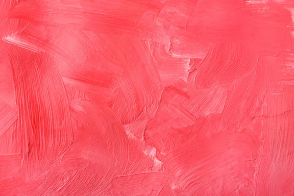 Textura da pintura a óleo, fundo vermelho abstrato — Fotografia de Stock