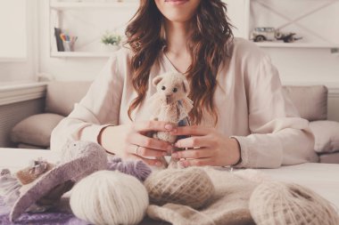 Vintage oyuncak, üstten görünüm yapma süreci