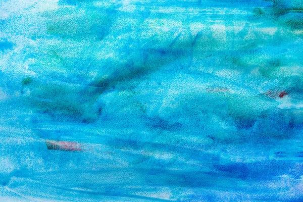 Mar paisagem fundo pintado à mão em aquarela — Fotografia de Stock