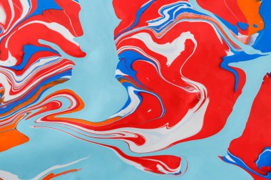 Sıvı Ebru akrilik boya arka plan. Akışkan resim soyut doku