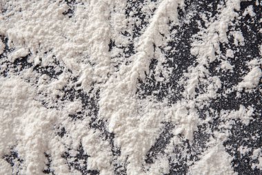 Beyaz zemin üzerinde siyah arka plan, soyut doku