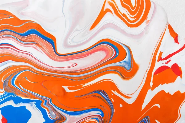 Sfondo vernice acrilica marmorizzazione liquido. Pittura fluida texture astratta — Foto Stock