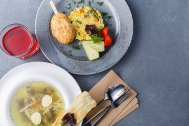 Restoran gıda arka plan