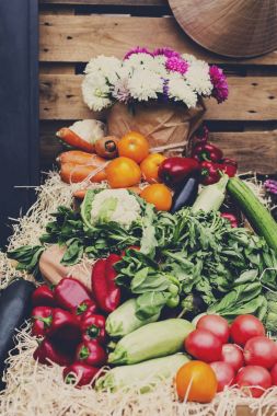 Organik çiftçiler gıda pazarı, taze ürünler