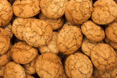 Bir sürü kurabiye ve bisküvi arka plan