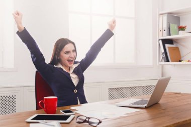 İş kadın zevk başarılı projesi