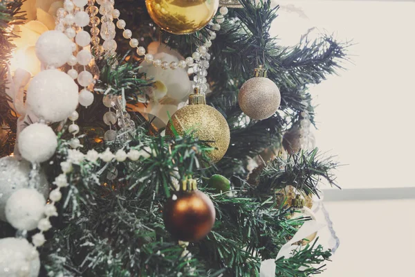 Fondo moderno de decoración del árbol de Navidad —  Fotos de Stock