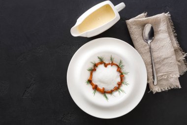 Tatlım mantar en iyi manzaralı lezzetli krem çorba