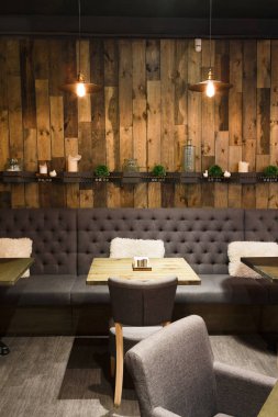 Antika ahşap çatı iç Restoran