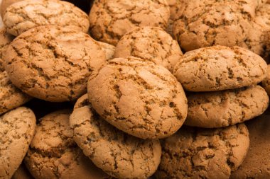 Bir sürü kurabiye ve bisküvi arka plan