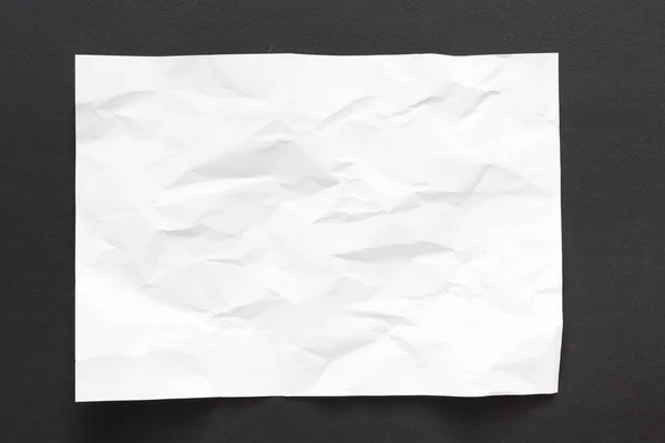 Fundo de papel branco enrugado — Fotografia de Stock