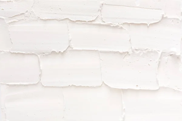 Textured white brick wall, stucco pattern — Stock Photo, Image