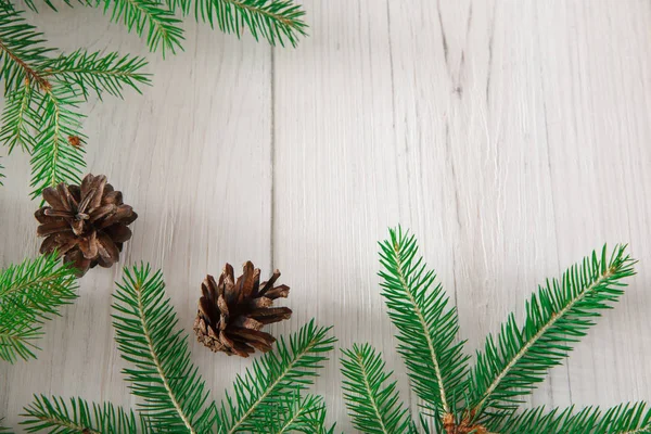 Árbol de navidad ramas fondo — Foto de Stock