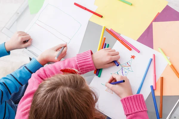 Noel Baba, Noel, gözlemek için mektup yazma çocuk görünümü top