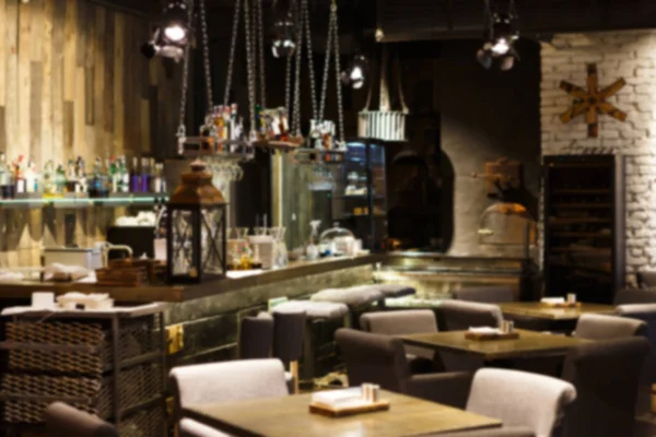 아늑한 레스토랑, 로프트 스타일의 인테리어 — 스톡 사진