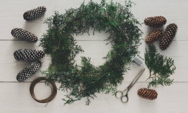 Noel DIY yaratıcı hobi arka plan