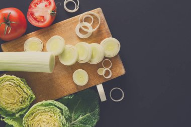 Sağlıklı gıda arka plan yemek