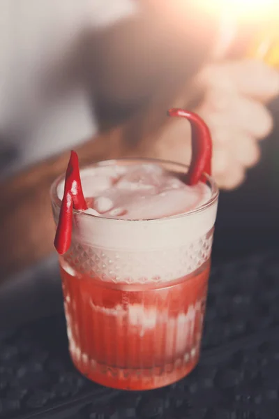 Kreativa kryddig cocktail bar bakgrund — Stockfoto