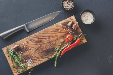 Modern restoran mutfağı arka plan kopya alanı ile