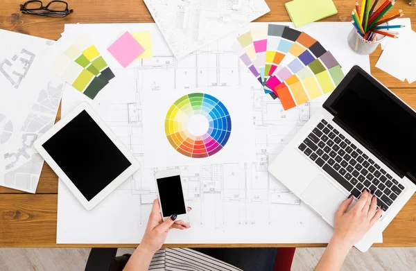 Mimari Proje üstten görünüm çizim mimar