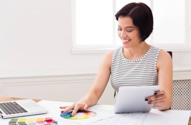 İç mimar paleti ile çalışma