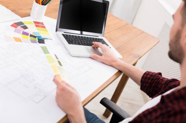 İç mimar paleti ile çalışma