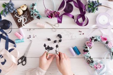 El yapımı ve Kuyumculuk, üstten görünüm Master