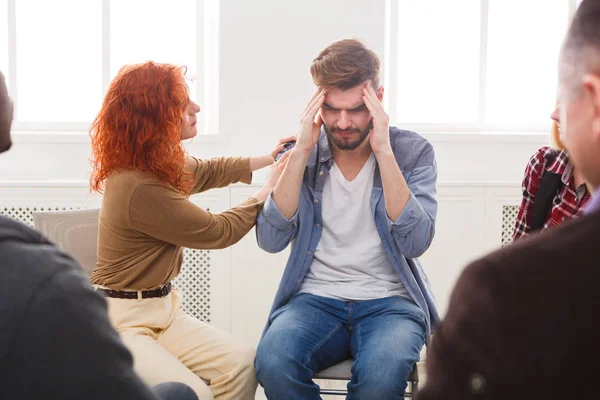 Reunión del grupo de apoyo, sesión de terapia — Foto de Stock