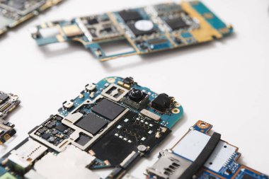 Dijital becerikli alet bileşenleri, tamir dükkanı kavramı