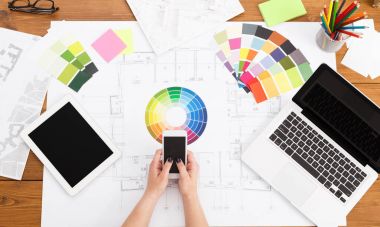 Mimari Proje üstten görünüm çizim mimar