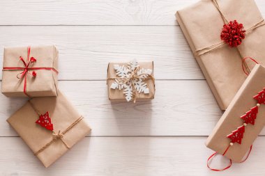 Noel tatil tekne sicim ile mevcut kaydırılan kutuları