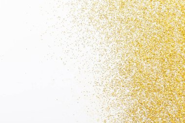 Altın glitter kum doku, arka plan.