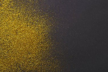 Altın glitter kum doku, arka plan.
