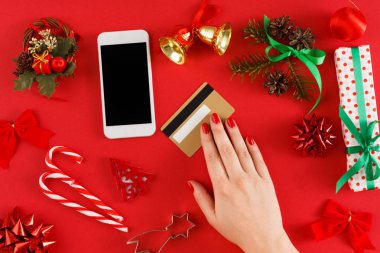 Noel online alışveriş arka plan