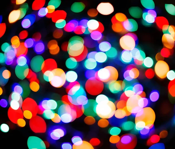 Color light blurred bokeh background, unfocused. — Stock Photo, Image