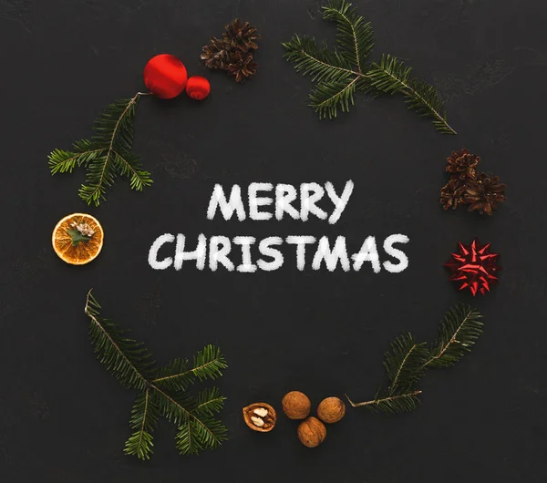 God julhälsning, dekoration bakgrund — Stockfoto