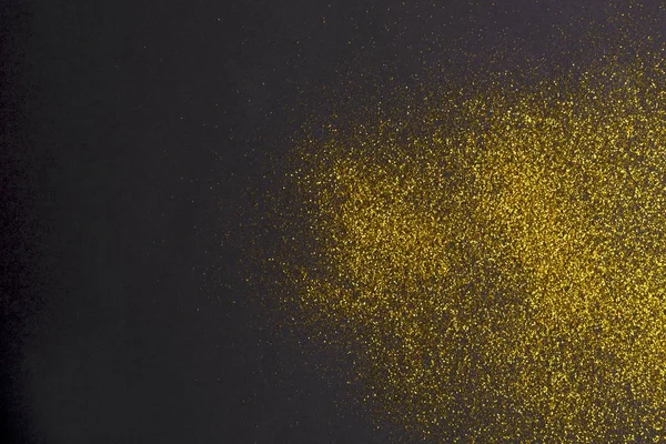 Gouden glitter zand textuur, abstracte achtergrond. — Stockfoto