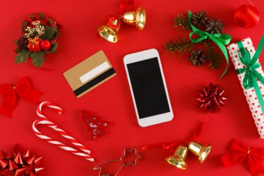 Noel online alışveriş arka plan