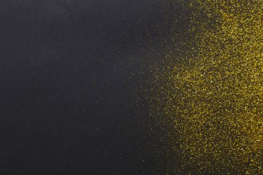 Altın glitter kum doku, arka plan.