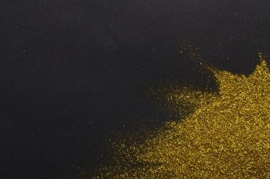 Altın glitter kum doku, arka plan.